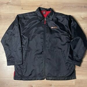 Y2K Nike Basketball Team Coat/Jacket. Black, fleece lined. Size M. Fits Baggy.